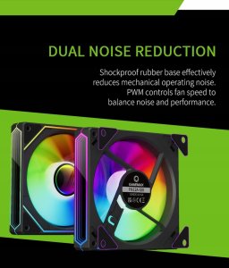 Chłodzenie wodne GameMax GameMax ICEBURG 360 DIGITAL BK system chłodzenia komputerów Procesor Chłodnica cieczy all-in-one 12 cm Czarny 1 szt. 10