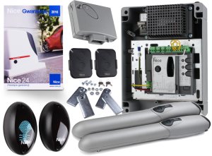 Nice Zestaw NICE WINGO 2024 24V do bramy dwuskrzydłowej (bez fotokomórek) 9