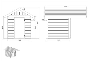 Plum Plac zabaw drewniany DUMO Mały Marynarz z domkiem, huśtawkami i zjeżdżalnią 5