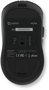 Mysz AQIRYS AQIRYS Myszka Dual Mode: Wirelles&BT+Wired NOVA black 9