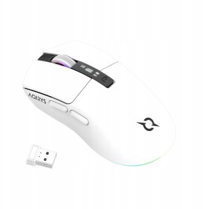 Mysz AQIRYS AQIRYS Myszka Dual Mode: Wirelles&BT+Wired M2 white 3