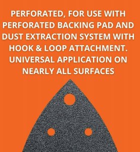 Fein Fein Sanding Pad punched Triangle K40 VE50 4