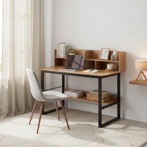 Biurko ModernHome Dąb 120 cm x 60 cm 4