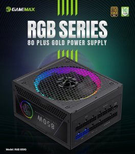 Zasilacz GameMax Gamemax Power Supply, 80 PLUS, Gold | RGB 850G | 850 W 4