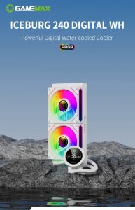 Chłodzenie wodne GameMax ICEBURG 240 DIGITAL (ICEBURG 240 DIGITAL WH) 13