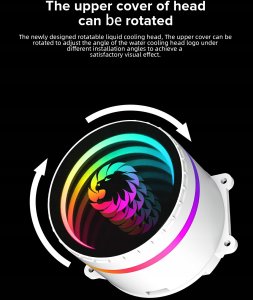 Chłodzenie wodne GameMax Gamemax CPU Liquid Cooler | ICEBURG 120 WT | Intel, AMD 5