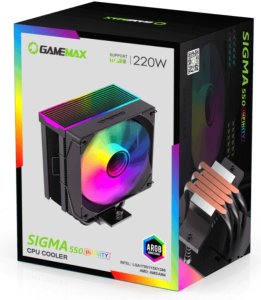 Chłodzenie CPU GameMax Sigma 550 Infinity BK 10
