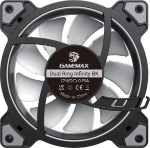 Wentylator GameMax Dual Ring Infinity BK 9