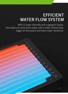 Chłodzenie wodne GameMax Gamemax CPU Liquid Cooler | ICEBURG 240 DIGITAL BK | Intel, AMD 8
