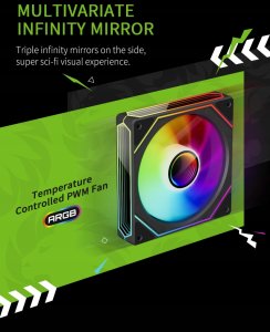 Chłodzenie wodne GameMax Gamemax CPU Liquid Cooler | ICEBURG 240 DIGITAL BK | Intel, AMD 9