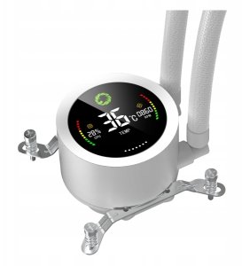 Chłodzenie wodne GameMax Gamemax CPU Liquid Cooler | ICEBURG 360 DIGITAL WH | White | Intel, AMD 4