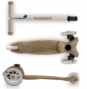 Hulajnoga Skids Control HULAJNOGA BALANSOWA UNO GLITTER GOLD 5906601709234 7