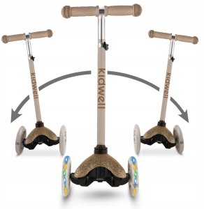 Hulajnoga Skids Control HULAJNOGA BALANSOWA UNO GLITTER GOLD 5906601709234 9