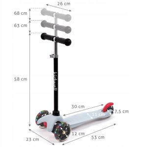 Hulajnoga Kidwell Uno Szary (Ż-KIDW-HU-03-25) 7