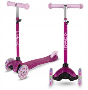 Hulajnoga Skids Control HULAJNOGA BALANSOWA UNO GLITTER PINK 5906601709210 4