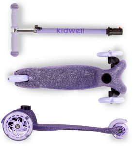 Hulajnoga Skids Control HULAJNOGA BALANSOWA UNO GLITTER VIOLET 5906601709227 6