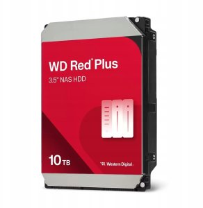 Dysk WD Red Plus 10TB NAS HDD SATA 3,5" 256MB 5400rpm 2