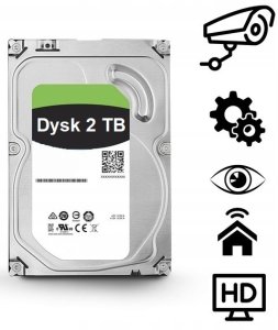 Dysk DYSK SEAGATE SKYHAWK ST2000VX008 2TB HDD Sata3 5