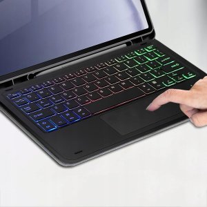 Etui z klawiaturą RGB do Samsung Galaxy Tab A9+ Plus SM-X210 obudowa case 2