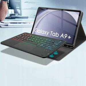 Etui z klawiaturą RGB do Samsung Galaxy Tab A9+ Plus SM-X210 obudowa case 4