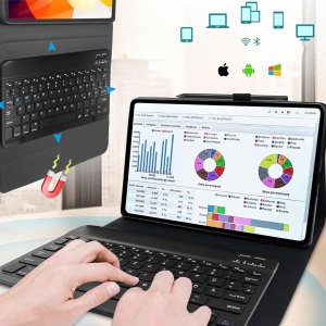 Etui z klawiaturą Bluetooth do Xiaomi Redmi Pad SE 11 2023, case, futerał 2