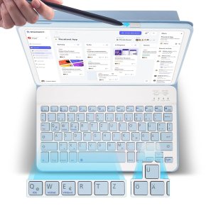 Etui z klawiaturą do Lenovo Tab P12 TB370, obudowa z klapką, case pokrowiec 6