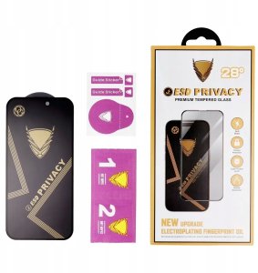 OG Szkło Hartowane 6D Premium Privacy Glass - do Samsung Galaxy S26 Plus czarny (działający czytnik) 3