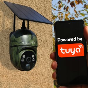 Kamera IP ORLLO ORLLO TZ1 MORO KAMERA IP ZEWNĘTRZNA OBROTOWA Z PANELEM SOLARNYM 3MPx 4G LTE 6