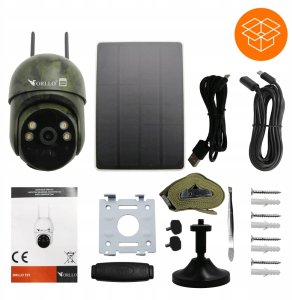 Kamera IP ORLLO ORLLO TZ1 MORO KAMERA IP ZEWNĘTRZNA OBROTOWA Z PANELEM SOLARNYM 3MPx 4G LTE 9