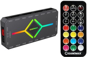GameMax Gamemax | Remoter control | V4.0 ARGB PWM HUB BK | Black | Gamemax 2