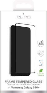 Puro Szkło hartowane Puro Frame na Samsung Galaxy S26 Plus - z czarną ramką 2