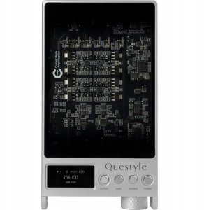 Wzmacniacz słuchawkowy Questyle Questyle Sigma Pro Silver - Przenośny DAC/AMP słuchawkowy z Bluetooth 4