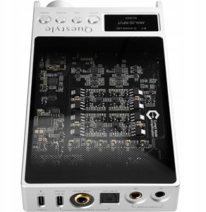 Wzmacniacz słuchawkowy Questyle Questyle Sigma Pro Silver - Przenośny DAC/AMP słuchawkowy z Bluetooth 5