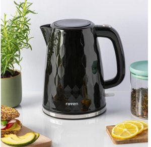 Czajnik RAVEN Czajnik elektryczny RAVEN EC025C 2200W 1.7 Litra Czarny 10