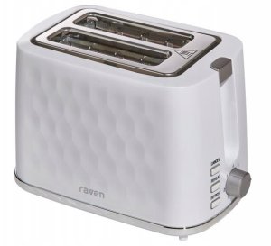 Toster RAVEN BiałyToster RAVEN 2 tosty 900 W 2