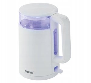 Czajnik RAVEN Czajnik elektryczny RAVEN EC019W 1,7 Litra 2200W Biały 2