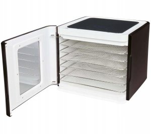 Suszarka RAVEN Suszarka spożywcza do grzybów warzyw owoców RAVEN ESS006 - 450W 6 sit 3