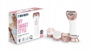 Depilator RAVEN Depilator RAVEN EGD003 Akumulatorowa 5 wymiennych głowic 5