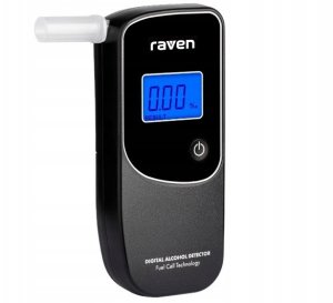 Alkomat RAVEN Alkomat elektrochemiczny Raven EAL001X Kalibracja 3 ustniki 3