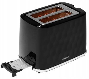 Toster RAVEN Toster ET008C defrosting 2 Tosty 900W Czarny 5