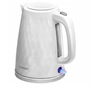 Czajnik RAVEN Biały czajnik RAVEN 1.7L 2200 W 2