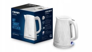 Czajnik RAVEN Biały czajnik RAVEN 1.7L 2200 W 6