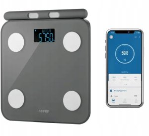 Waga łazienkowa RAVEN Waga łazienkowa Raven EW012BT 180kg 3