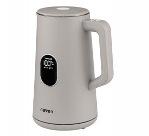 Czajnik RAVEN Czajnik elektryczny RAVEN EC024S 1,5L 1800W Regulacja temperatury Szary 2