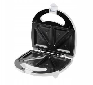 Opiekacz RAVEN Sandwicz Opiekacz do kanapek RAVEN ES001X 750W 4 Trójkąty Biały 3