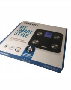 Waga łazienkowa RAVEN Waga łazienkowa elektroniczna RAVEN EW006X do 180 kg Czarna 3