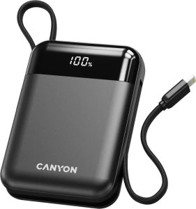 Powerbank Canyon OnPower 104 10000 mAh czarny - Przenośne źródło zasilania CNS-CPB104B (5291485019716) 2