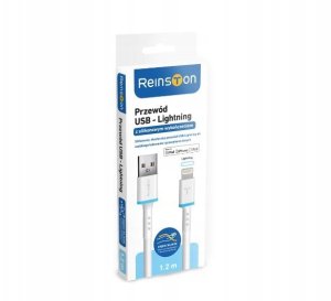 Kabel USB Reinston Kabel Przewód Reinston EKT41 USB - Lightning 1,2 metra Biała 2