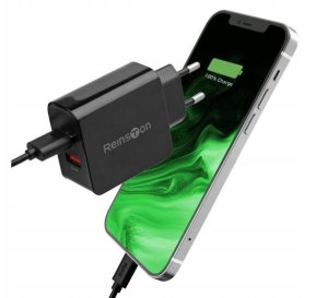 Ładowarka Reinston Ładowarka sieciowa uniwersalna Reinston ELSI014 2x USB Czarna 5