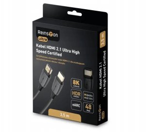 Kabel Reinston Kabel Przewód Reinston Ultra EK034U HDMI - HDMI 8K 3,5m Czarny 2